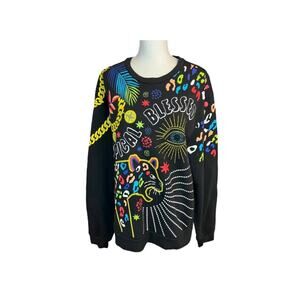 Switch Remarkable Limited Edition Unique Design Animal Print Sweatshirt Sz. 3X